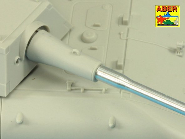 Aber 72L-68 128mm KwK 44 L/65 barrel for German E-100 Super Heavy Tank 1/72 – zdjęcie 5