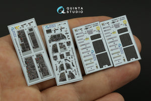 Quinta Studio QD48419 F-16D block 40 3D-Printed &amp;amp; colored Interior on decal paper (Kinetic 2022 tool) 1/48 – image 4