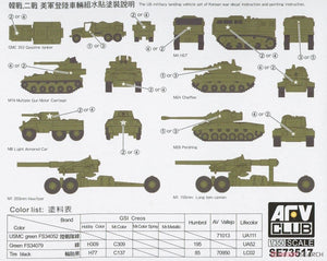 AFV Club SE73517 USA Korean War and WWII Landing Vehicle Set 1/350 – image 2