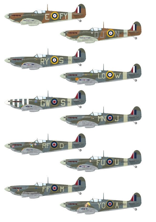 Eduard 11153 SPITFIRE STORY The Sweeps Spitfire Mk.Vb Limited edition 1/48 – image 3