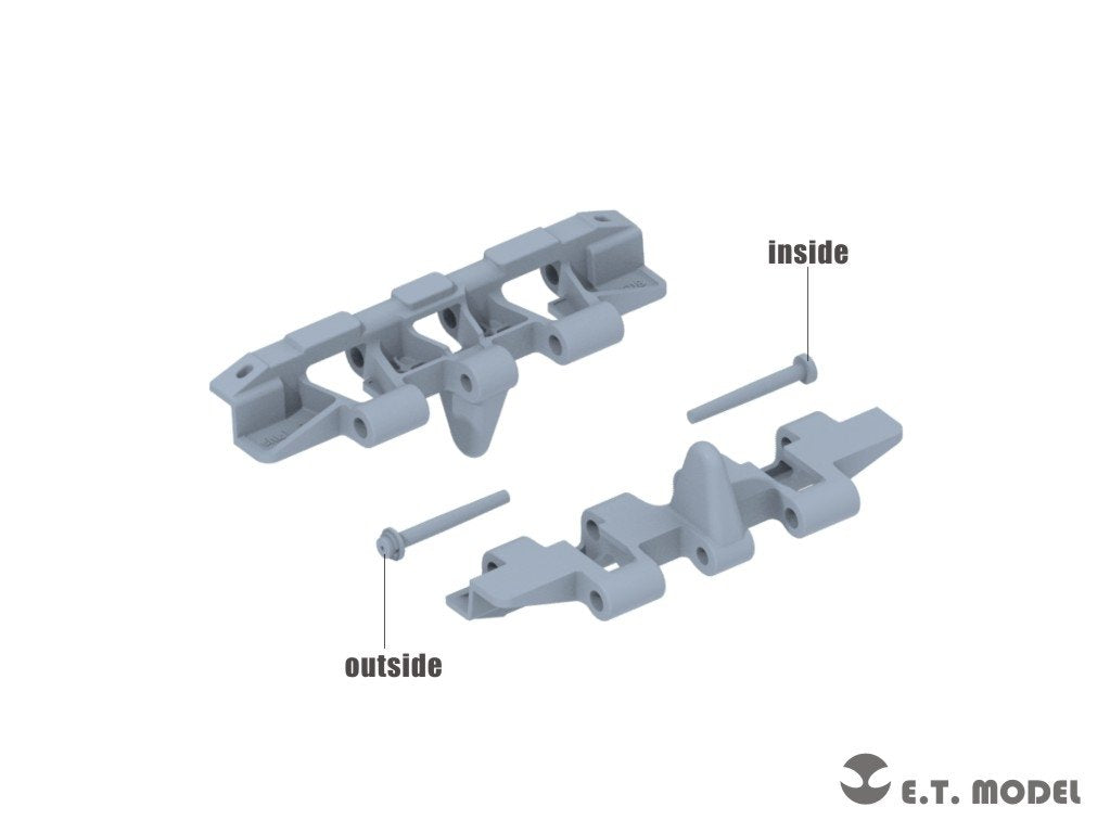 E.T. Model P35-080 WWII German Tiger（P）Workable Track ( 3D Printed ) 1/35 – zdjęcie 2