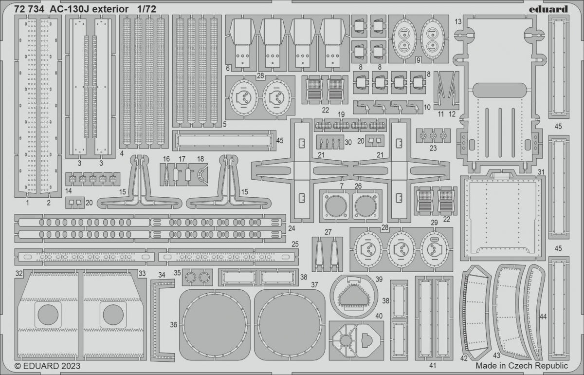 Eduard BIG72178 AC-130J PART I ZVEZDA 1/72 – image 3