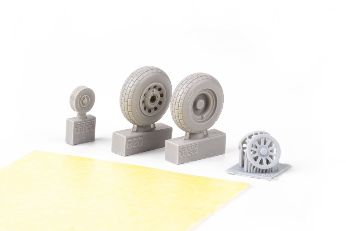 Eduard 648989 P-51B/ C wheels block tread EDUARD 1/48 – zdjęcie 5