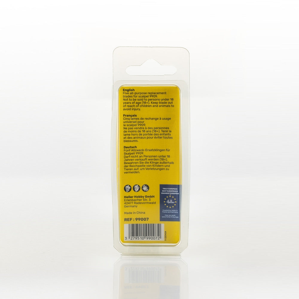 Heller 99007 All-purpose replacement blades for scalpel (5 pieces) – zdjęcie 3