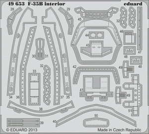 Eduard 49653 F-35B interior S. A. KITTY HAWK 1/48 – zdjęcie 2