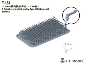 E.T. Model T-161 2.3mm Rotating lock buckle Type.1（220 pieces)
