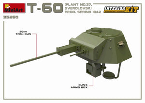MiniArt 35260 T-60 PLANT N.37, SVERDLOVSK PROD. SPRING 1942. INTERIOR KIT 1/35 – zdjęcie 15