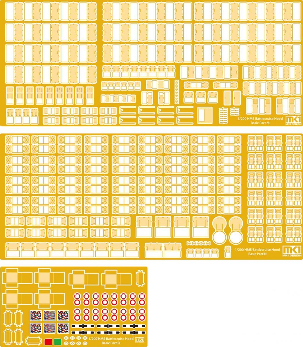 MK1 Design MD-20016 HMS Hood Value Pack 1/200 – zdjęcie 5