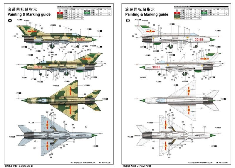 Trumpeter 02864 J-7C/J-7D 1/48 – image 2