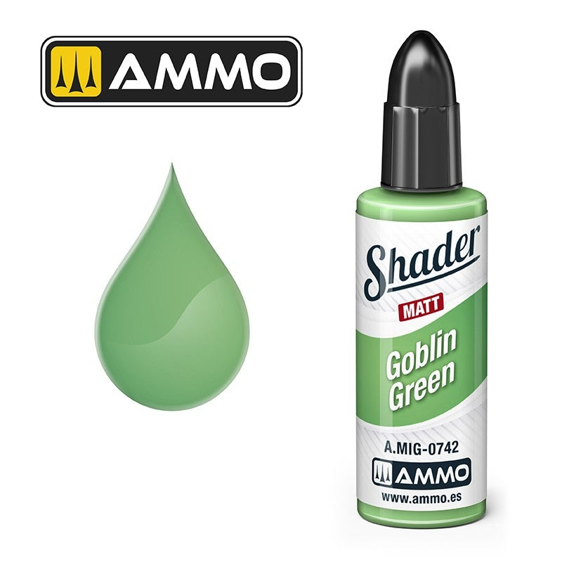 AMMO of Mig Jimenez A.MIG 0742 Goblin Green Shader Matt