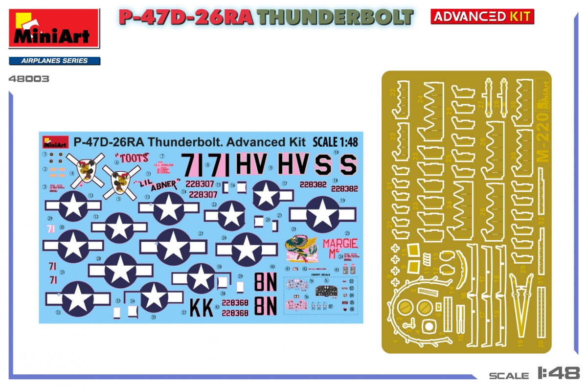 MiniArt 48003 P-47D-26RA THUNDERBOLT. ADVANCED KIT 1/48 – zdjęcie 2