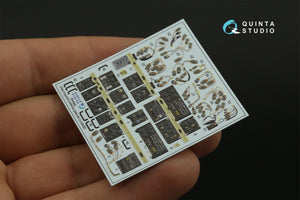 Quinta Studio QD35117 AH-64D Extended forward avionics bays 3D-Printed &amp;amp; colored Interior on decal paper (Meng) 1/35 – image 6