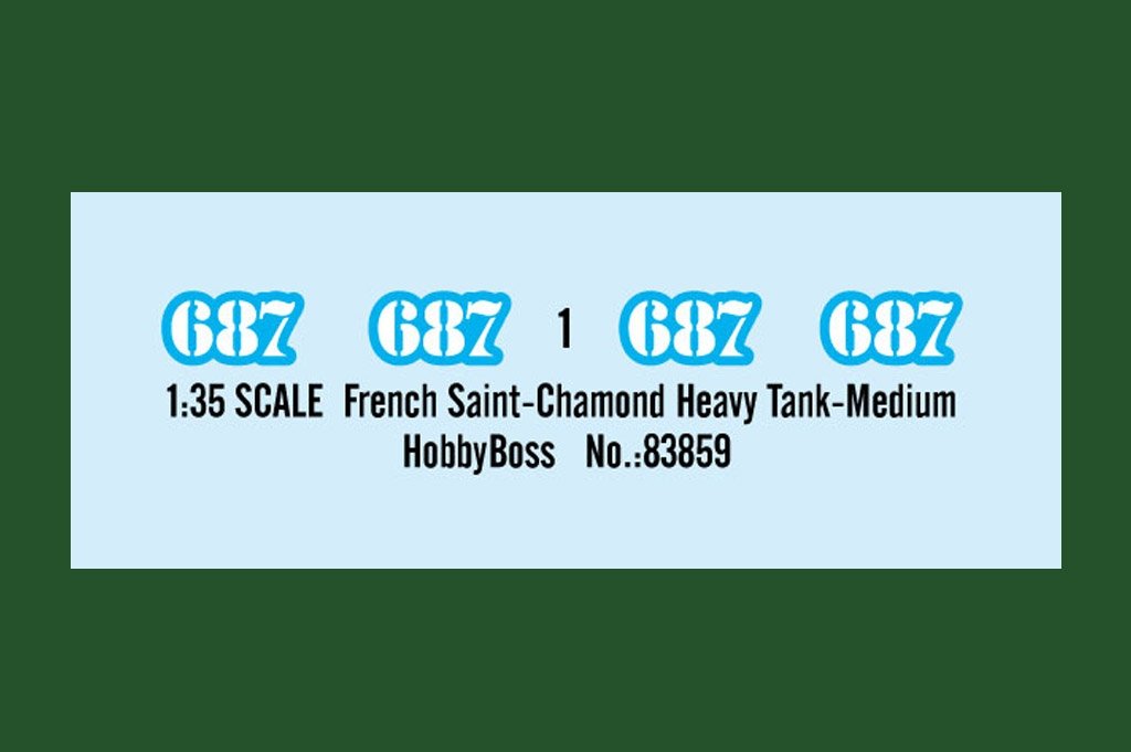 Hobby Boss 83859 French Saint Chamond Heavy Tank Medium – Bild 3