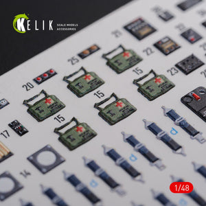 KELIK K48093 CH-47F interior 3D decals for Italeri kit 1/48 – image 6