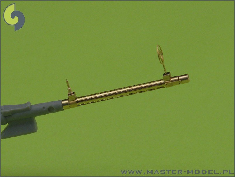 Master AM-32-013 German aircraft machine gun MG 15 - turned barrels and etched sights (2pcs) 1/32 – zdjęcie 3
