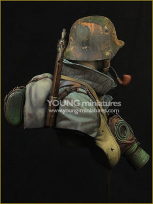 Young Miniatures YM1857 GERMAN STORMTROOPER WWI 1/10 – zdjęcie 6