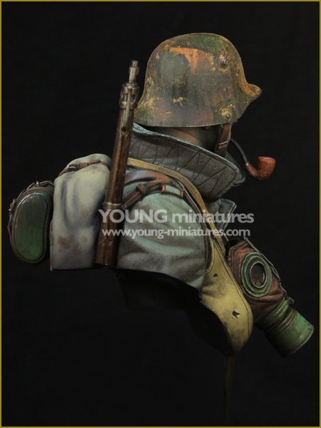Young Miniatures YM1857 GERMAN STORMTROOPER WWI 1/10 – zdjęcie 6