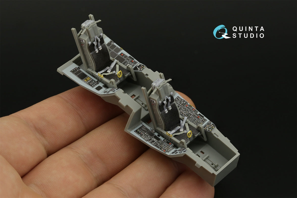 Quinta Studio QD48408 F-16D block 50 3D-Printed &amp;amp; coloured Interior on decal paper (Kinetic 2022 tool) 1/48 – zdjęcie 10