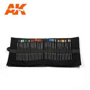 AK Interactive AK10048 WEATHERING PENCILS FULL RANGE CLOTH CASE – zdjęcie 3