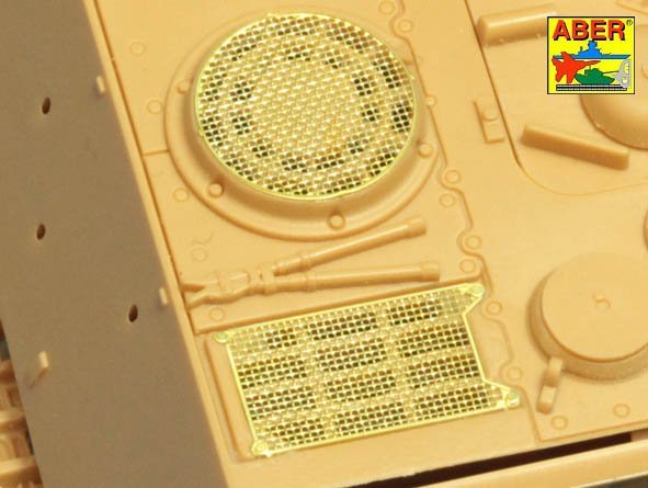 Aber 48A30 Grilles for Sd.Kfz.186 Jagdtiger 1/48 – zdjęcie 5