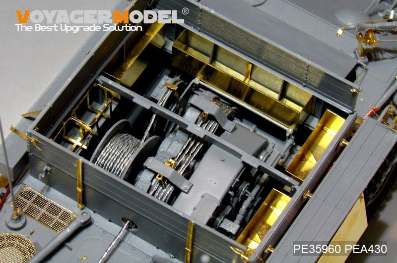 Voyager Model PE35960 WWII German Bergepanther Ausf.G Basic For TAKOM 2107 1/35 – zdjęcie 17