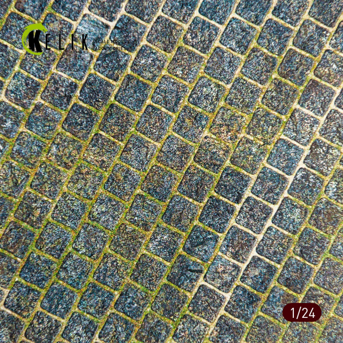 KELIK KS24011 Cobblestone road 1910s-1930s Base - Acrylic 3 mm (280 x 180 mm) (170 g) (210 g) 1/24 – image 2