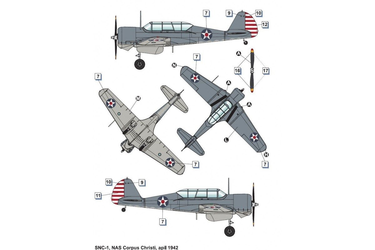 Dora Wings 48041 Curtiss-Wright SNC-1 Falcon II 1/48 – immagine 5