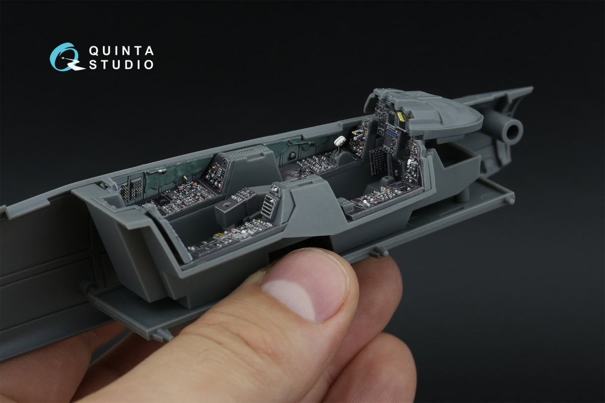 Quinta Studio QD48593 F-14D Super Tomcat 3D-Printed &amp;amp; coloured Interior on decal paper (GWH) 1/48 – zdjęcie 7