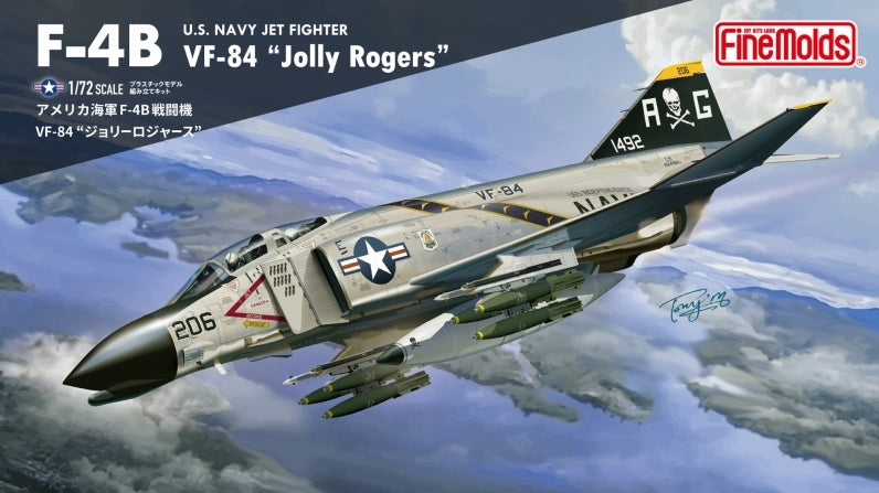 Fine Molds FF05 U.S. Navy Jet Fighter F-4B VF-84 "Jolly Rogers" 1/72