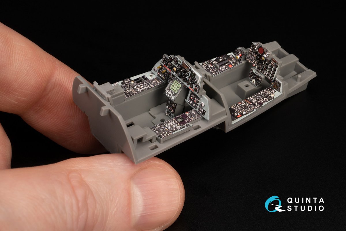 Quinta Studio QD48370 F-4E late without DMAS 3D-Printed &amp;amp; coloured Interior on decal paper (Meng) 1/48 – zdjęcie 10