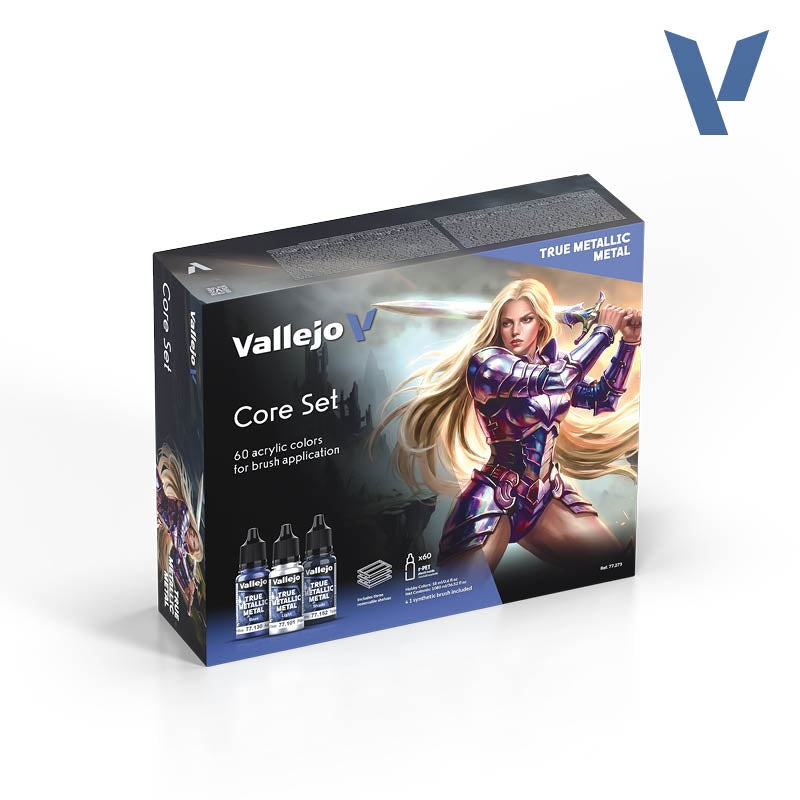 Vallejo 77273 TMM Core Set (60 x 18 ml + Brush + Guide)