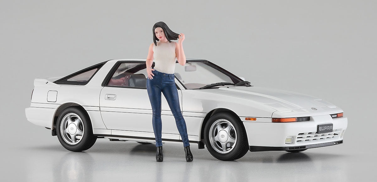Hasegawa SP614 Toyota Supra A70 2.0GT Twin Turbo 1990 With Girl&amp;#39;s Figure 1/24 – zdjęcie 2