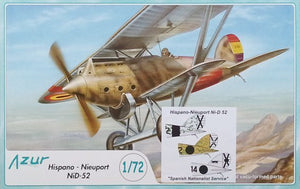 Azur A097 Hispano-Nieuport NiD-52 1/72