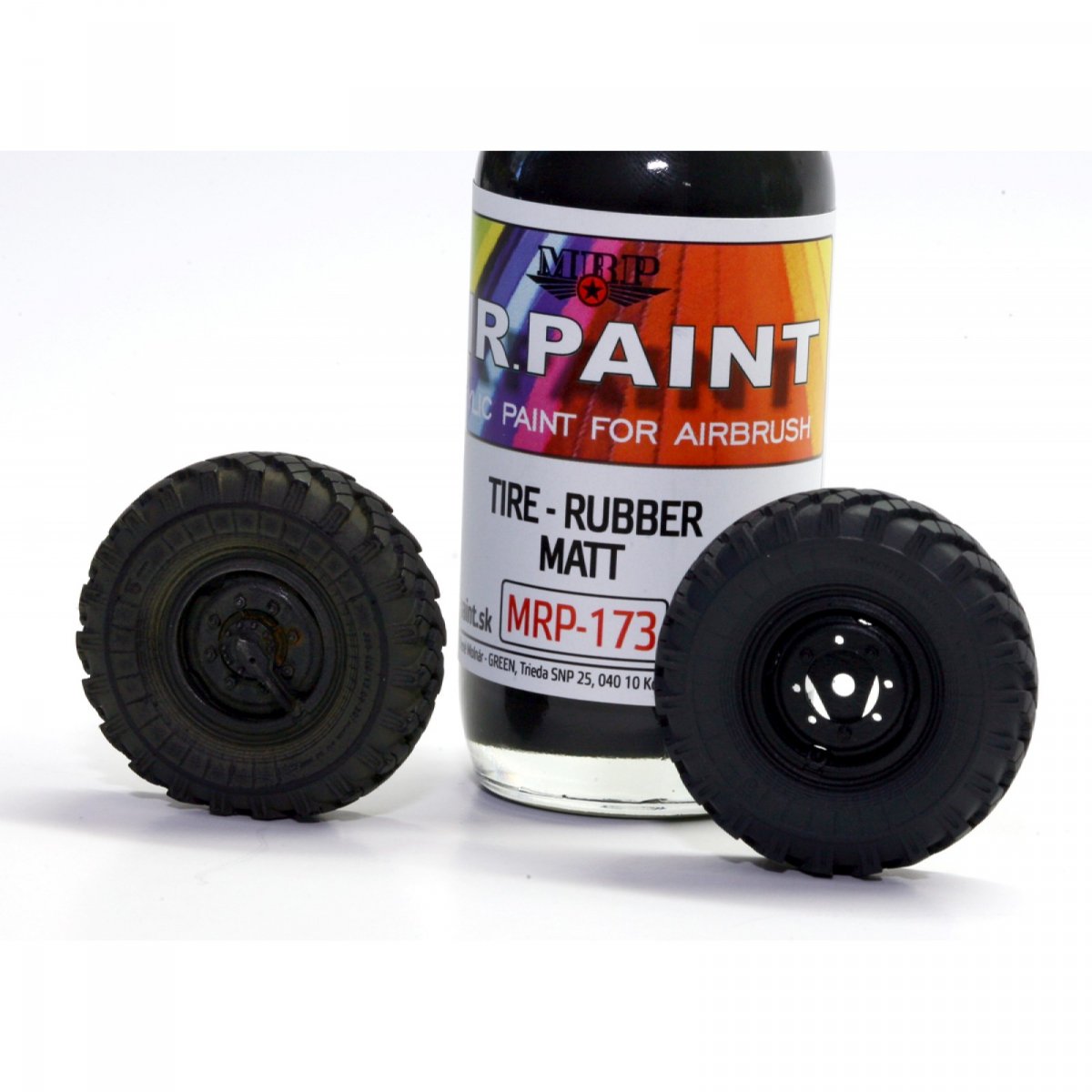 MR. Paint MRP-173 TYRE-RUBBER MATT 30ml – zdjęcie 2