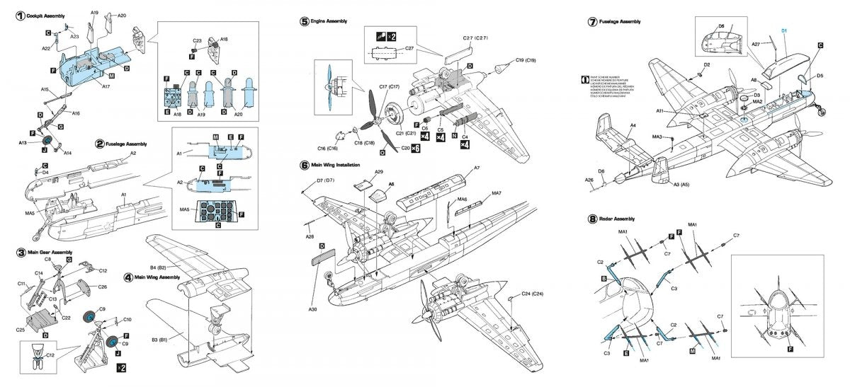 Hobby 2000 72068 Heinkel He 219 A-2 (DRAGON + CARTOGRAF + MASKS) 1/72 – image 2
