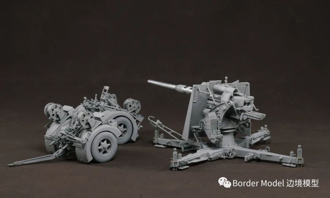 Border Model BT-013 German 88mm Gun Flak36 w/6 anti-aircraft artillery crew members 1/35 – zdjęcie 8