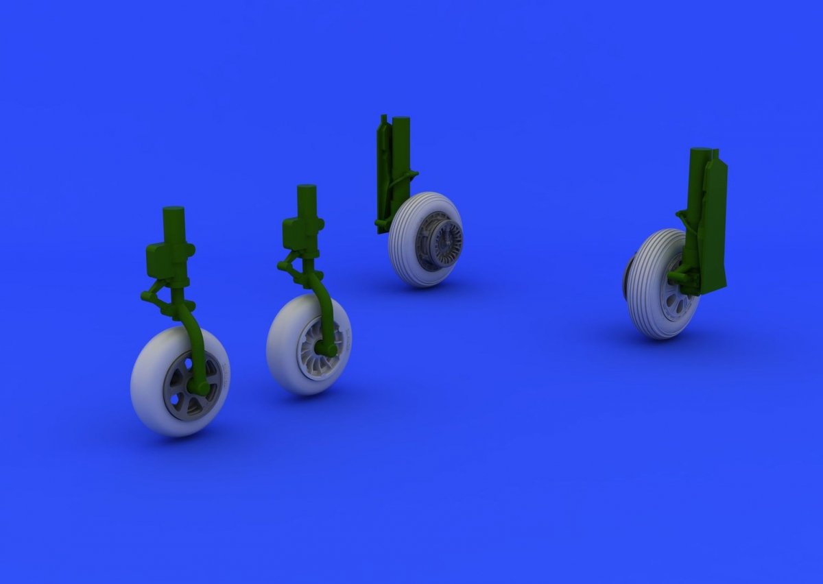Eduard 648235 F-86F wheels 1/48 (HASEGAWA) – zdjęcie 2
