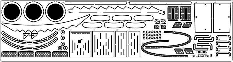 Pontos 48001F1 U-Boot Type VII C Detail up set 1/48 – image 11