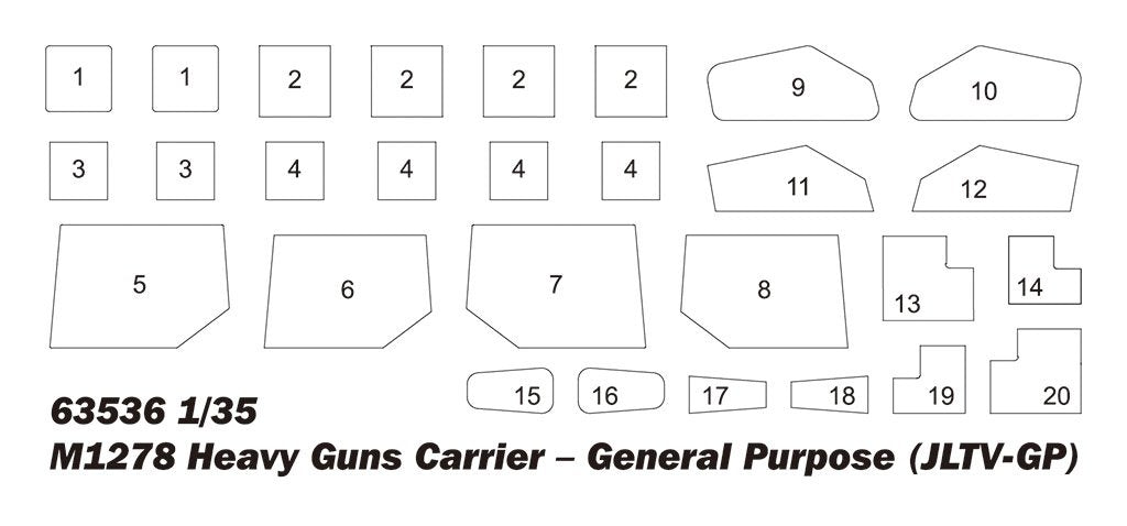 I Love Kit 63536 M1278 Heavy Guns Carrier – General Purpose (JLTV-GP) 1/35 – image 6