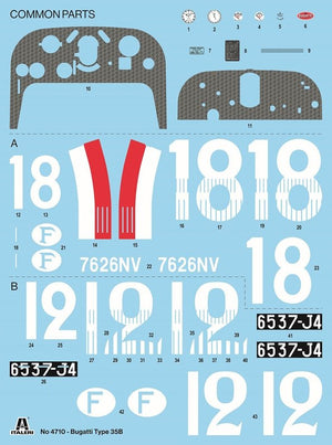 Italeri 4710 Bugatti Type 35B 1/12 – image 3