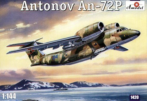 A-Model 01420 Antonov An-72P Jet Transport Aircraft 1/144