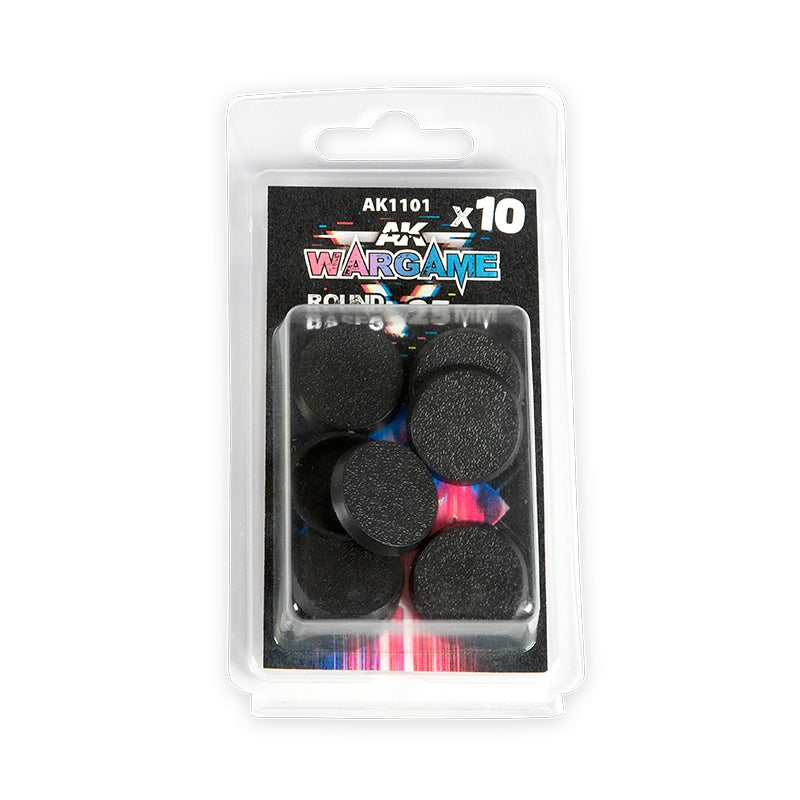 AK Interactive AK1101 ROUND BASE 25MM X10 UNITS – image 2