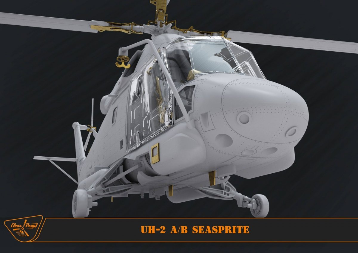 Clear Prop! CP72002 UH-2 A/B Seasprite ADVANCED KIT 1/72 – zdjęcie 12
