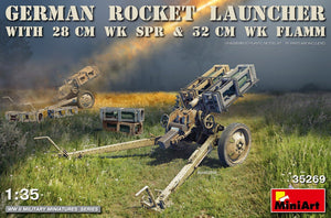 MiniArt 35269 GERMAN ROCKET LAUNCHER with 28cm WK Spr &amp;amp; 32cm WK Flamm 1/35