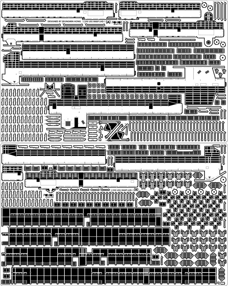 Pontos 37041F1 USS LHD-1 Wasp Detail Up Set 1/350 – immagine 14