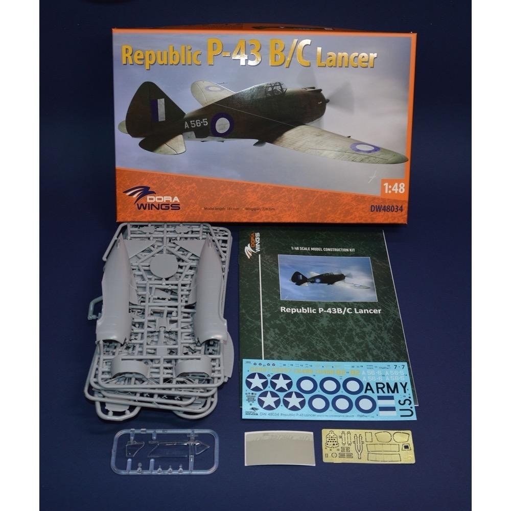 Dora Wings 48034 Republic P-43 B/C Lancer 1/48 – image 3