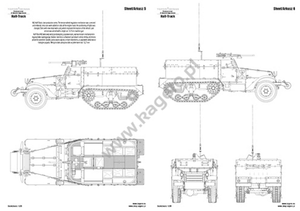 Kagero 7084 Armored Personnel Carrier M2/M3/M4 Half-Track EN/PL – zdjęcie 3