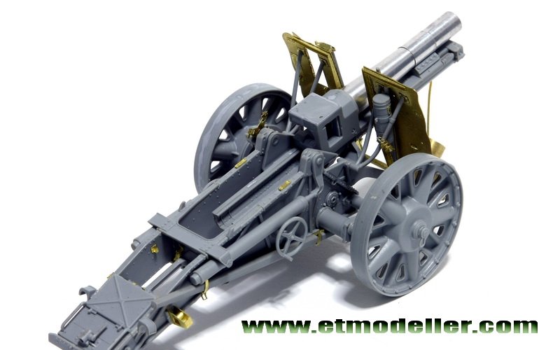 E.T. Model E35-016 WWII German 15cm sIG33 Infantry Gun (For DRAGON 6259/6473) 1/35 – zdjęcie 7