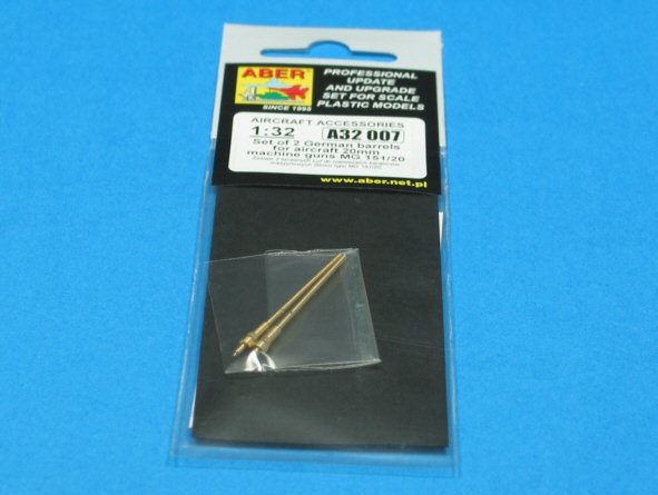 Aber A32007 Set of 2 barrels for German aircraft 20mm machine guns MG 151/20 1/32 – zdjęcie 5