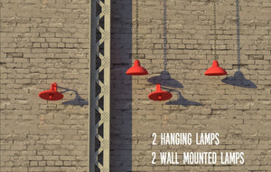 RT-Diorama 35653 3D Resin Print: Industrial Lamps 1/35 – zdjęcie 2